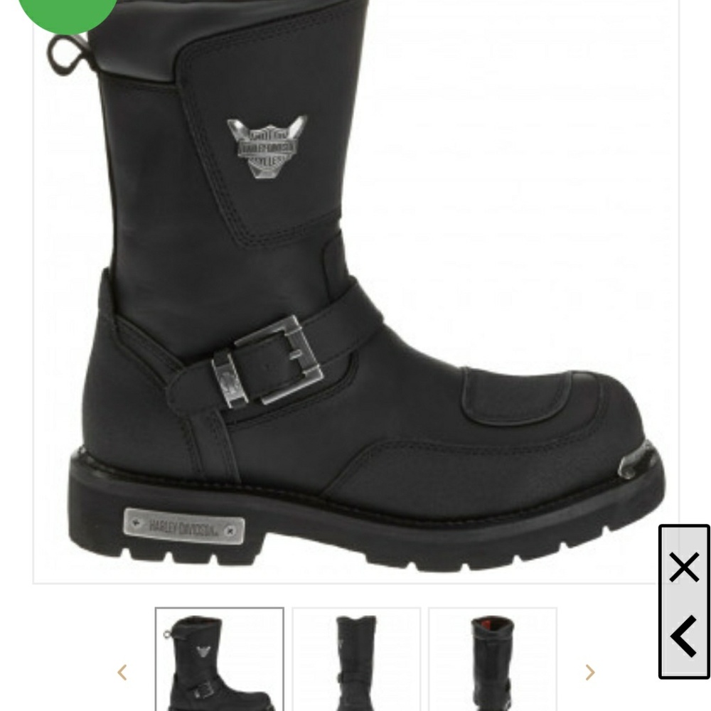 95115 Men's Harley Davidsons Shift Leather Boots